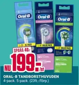 ÖoB Oral-b tandborsthuvuden erbjuda