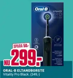 ÖoB Oral-b el tandborste vitality pro black erbjuda