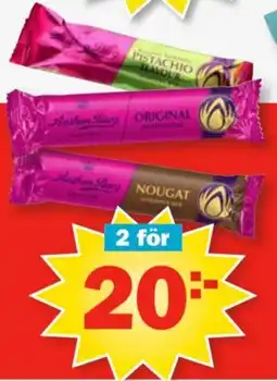 Pekås Anthon Berg chocolate bars erbjuda