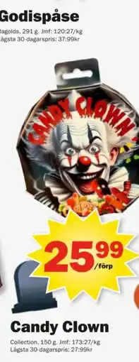 Pekås Candy Clown erbjuda