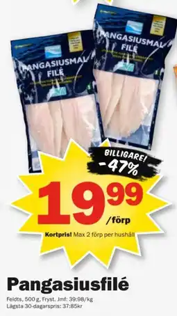 Pekås Pangasiusfilé erbjuda