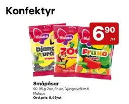 Snabbgross Malaco Småpåsar erbjuda