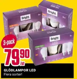 ÖoB Bright glödlampor led erbjuda