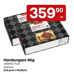 Snabbgross Gastrino hamburgare 90g erbjuda