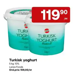 Snabbgross Larsa Turkisk yoghurt erbjuda