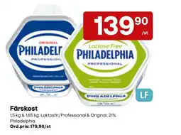 Snabbgross Philadelphia färskost erbjuda