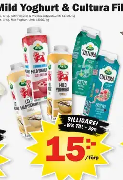 Pekås Aria Mild Yoghurt & Cultura Fil erbjuda