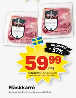 Pekås Fläskkarré erbjuda
