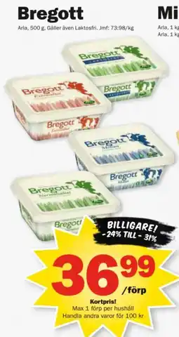 Pekås Bregott erbjuda