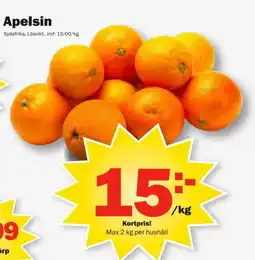 Pekås Apelsin erbjuda