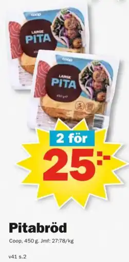 Pekås Coop Pitabröd erbjuda