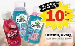 Pekås Arla Drickfil, kvarg erbjuda