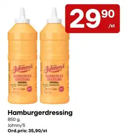 Snabbgross Johnny's hamburgerdressing erbjuda