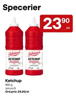 Snabbgross Johnny's Ketchup erbjuda