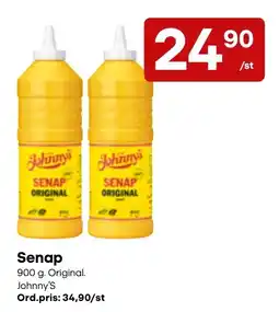 Snabbgross Johnny's Senap erbjuda