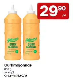 Snabbgross Johnny's Gurkmajonnäs erbjuda