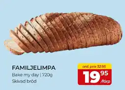 Matrix Butikerna Bake my day skivad bröd erbjuda