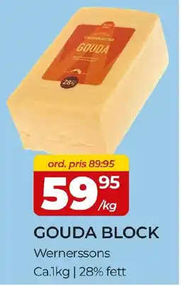 Matrix Butikerna Wernerssons Gouda Block erbjuda