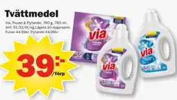 Pekås Via tvättmedel erbjuda