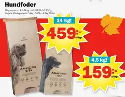 Pekås Magnussons hundfoder erbjuda