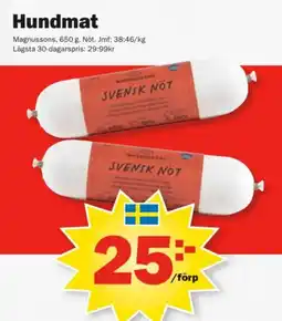 Pekås Magnussons Hundmat erbjuda