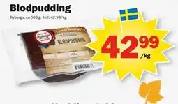 Pekås Blodpudding erbjuda