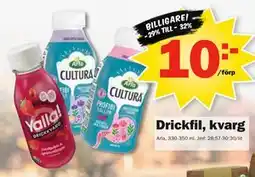 Pekås Drickfil, kvarg erbjuda
