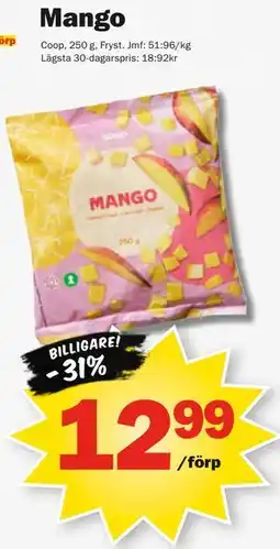 Pekås Mango erbjuda