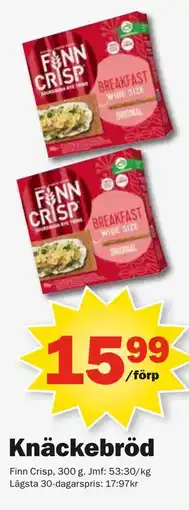 Pekås Knäckebröd erbjuda