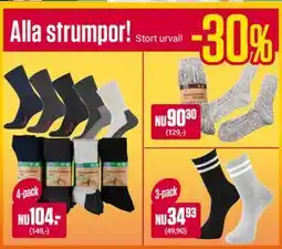 ÖoB Alla strumpor erbjuda