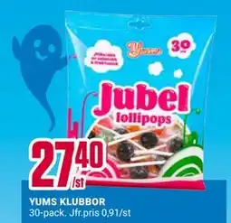 ÖoB YUMS KLUBBOR erbjuda