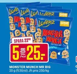 ÖoB MONSTER MUNCH MR BIG erbjuda