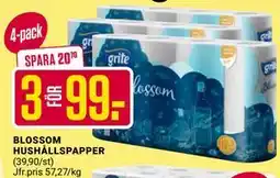 ÖoB BLOSSOM HUSHÅLLSPAPPER erbjuda