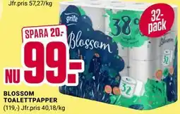 ÖoB BLOSSOM TOALETTPAPPER erbjuda