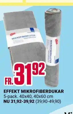 ÖoB EFFEKT MIKROFIBERDUKAR erbjuda