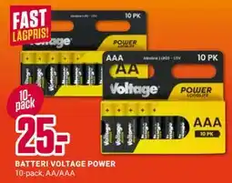 ÖoB BATTERI VOLTAGE POWER erbjuda