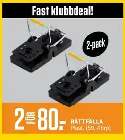 ÖoB RÅTTFÄLLA, Medlemspris erbjuda