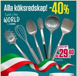 ÖoB Alla köksredskap erbjuda