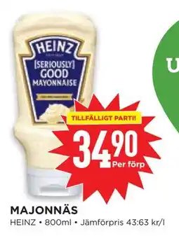 Willys MAJONNÄS erbjuda
