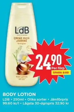 Willys BODY LOTION erbjuda