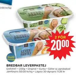 Willys BREDBAR LEVERPASTEJ erbjuda