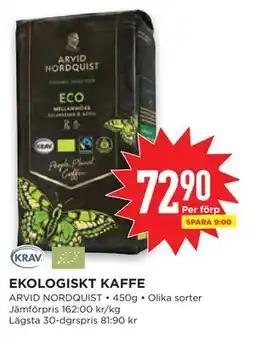 Willys EKOLOGISKT KAFFE erbjuda