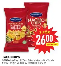 Willys TACOCHIPS erbjuda
