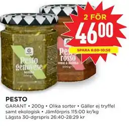 Willys PESTO erbjuda