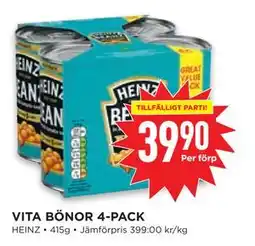 Willys VITA BÖNOR 4-PACK erbjuda