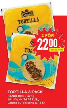 Willys Hemma TORTILLA 8-PACK erbjuda