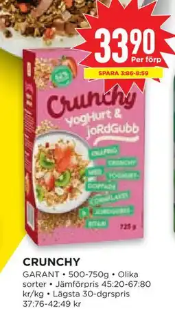 Willys Hemma CRUNCHY erbjuda