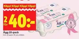 ICA Kvantum Ägg 10-pack erbjuda