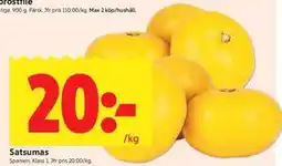 ICA Kvantum Satsumas erbjuda