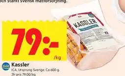 ICA Kvantum Kassler erbjuda